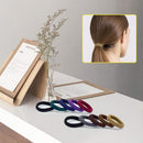 Cotton Hair Ties, IKOCO 50Pcs Seamless Hair Ties Thick Hair Elastics No Damage Ponytail Ties for Women Girls IKOCO
