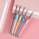 Beetles Nail Art Liner Brushes, Nail Gel Polish Painting Nail Art Design Brush Pen Set Diamond application Rhinestone Handle, Nail Dotting Painting Drawing Pen Sizes 5/7/9/11/20mm, 5Pcs beetles Gel Polish