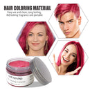 Red Temporary Hair Dye Wax Natural Instant Hair Color Wax Pomades 4.23 oz ,Hair Styling Clay for Party, Cosplay , Halloween,Christmas VOLLUCK