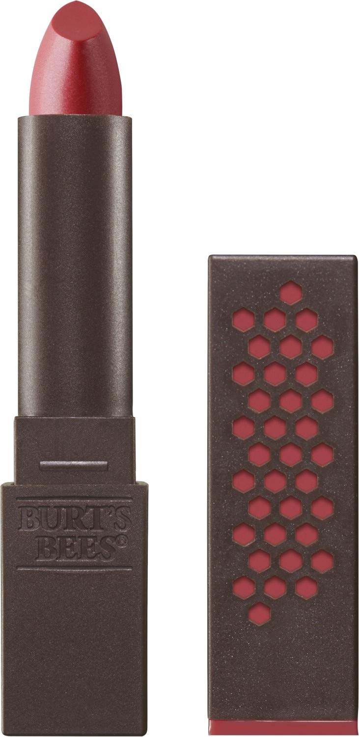 Burts Bees 100% Natural Glossy Lipstick, Blush Ripple - 1 Tube Burt's Bees