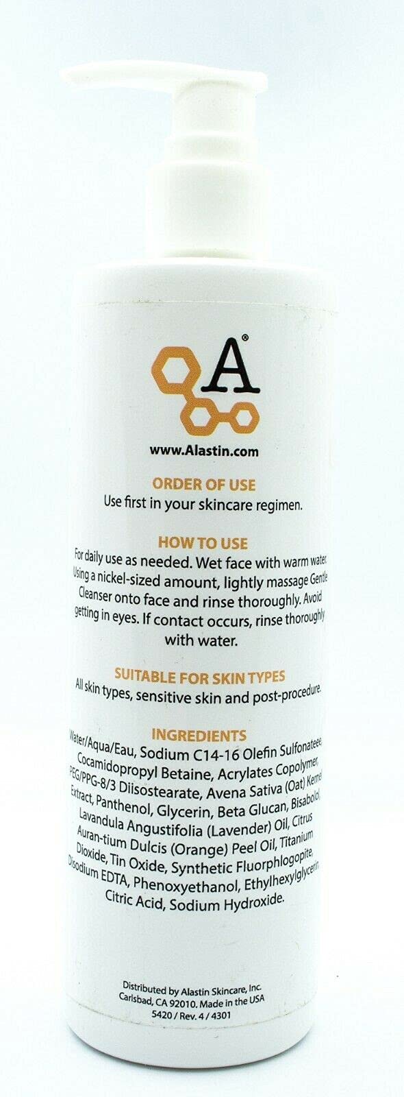 Alastin Skincare Gentle Cleanser (12.0 fl. oz / 354.9 ml ) Pro Size Alastin Skincare