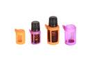 BottleGuard The Original - Pack of 10 Essential Oil Bottle Protector, Silicone Protective Sleeve for Amber Bottles, Holder for Travel, Fits Standard 15 ml EO Bottles, Multiple Colors. BottleGuard