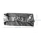 Yoga Sports Headband with Button Anti-Strap, Wide Hair Bandana to Protect Ears for Nurses Doctors and Everyone, Vintage Elastic Hair Accessories (Gray) LOBKIN