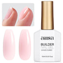 AILLSA Base and Top Coat Gel Nail Polish Top and Base Coat Nail Polish Soak Off Long Lasting Clear Base Gel High Gloss Shine No Wipe Top Coat for DIY Nail Art at Home 0.51 Fl Oz Infinity Warehouse
