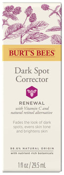 Burt's Bees Renewal Dark Spot Corrector with Bakuchiol Natural Retinol Alternative, Raspberry, 1 Fl Oz (Package May Vary) Burt's Bees
