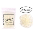 Hair Extensions Shrinky Clear Tubes by The Hair Shop - Keratin Glue Lined Plastic for I-Tip | Strong Clear Tube Bond for 100% Remy Human Hair Extensions (4mm Diameter) [250 PCS] The Hair Shop