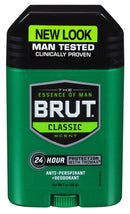 Brut Deodorant 2 Ounce Oval Solid Classic Scent(Anti-Perspirant) (59ml) (6 Pack) Brut