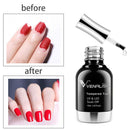 VENALISA 2 PCS 12ml Base Coat and Tempered Top Coat Nail Polish Gel Set UV LED Soak Off Shine Finish and Long Lasting V VENALISA
