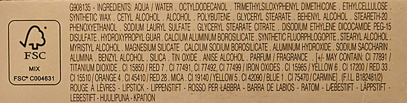 Yves Saint Laurent Vernis A Levres Vinyl Cream Lip Stain, 401 Rouge Vinyle, 0.18 Ounce Yves Saint Laurent