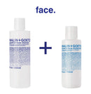 Malin + Goetz Essential Grapefruit Face Cleanser-natural, gentle foaming, effective on ALL skin types, unisex. makeup remover, face wash, toner. clean, purify, balance. cruelty-free, vegan 8 Fl oz Malin + Goetz