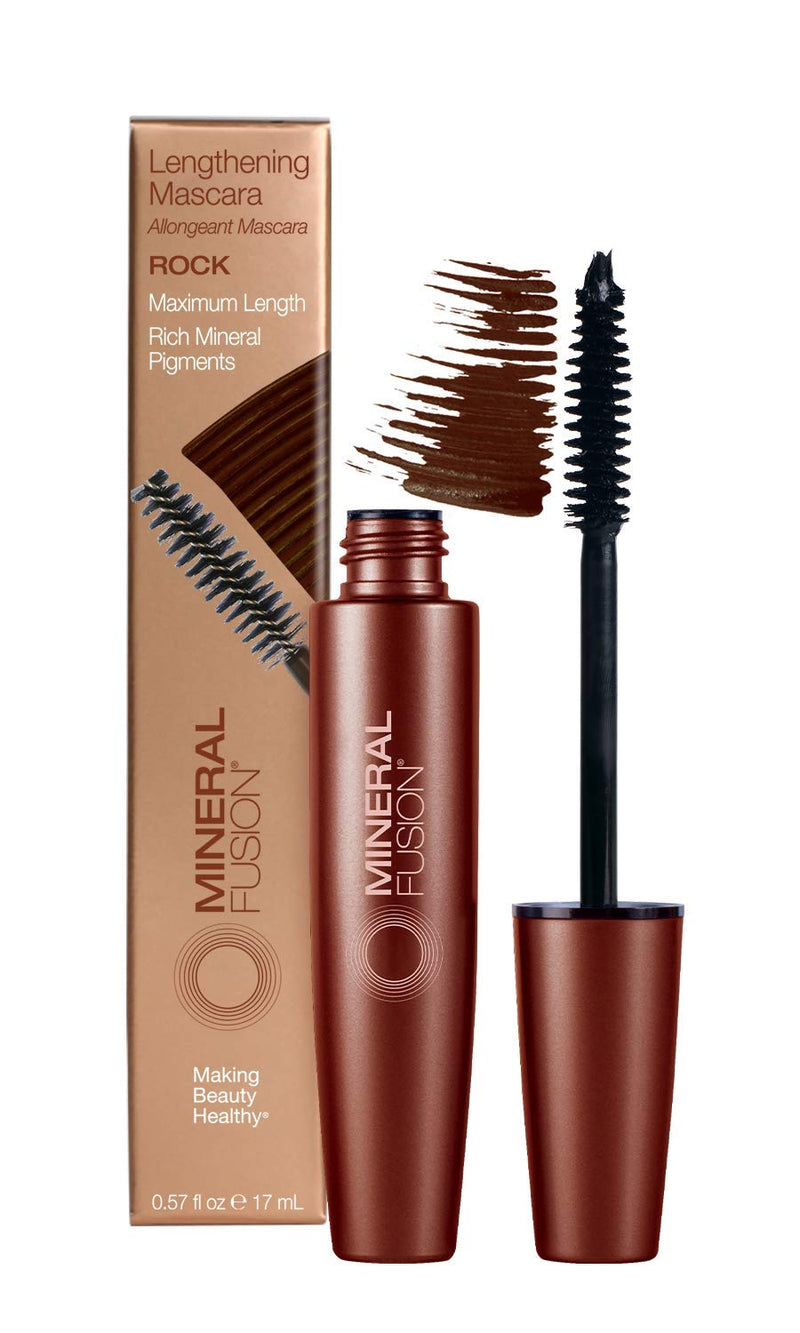 Mineral Fusion Lash Lengthening Mascara, Rock, 0.57 Ounce Mineral Fusion