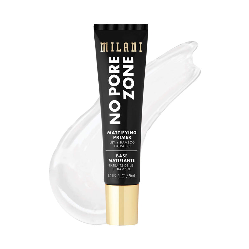Milani No Pore Zone Mattifying Primer for Makeup (1.0 FlOz.)- Matte Face Primer for Oily Skin Milani