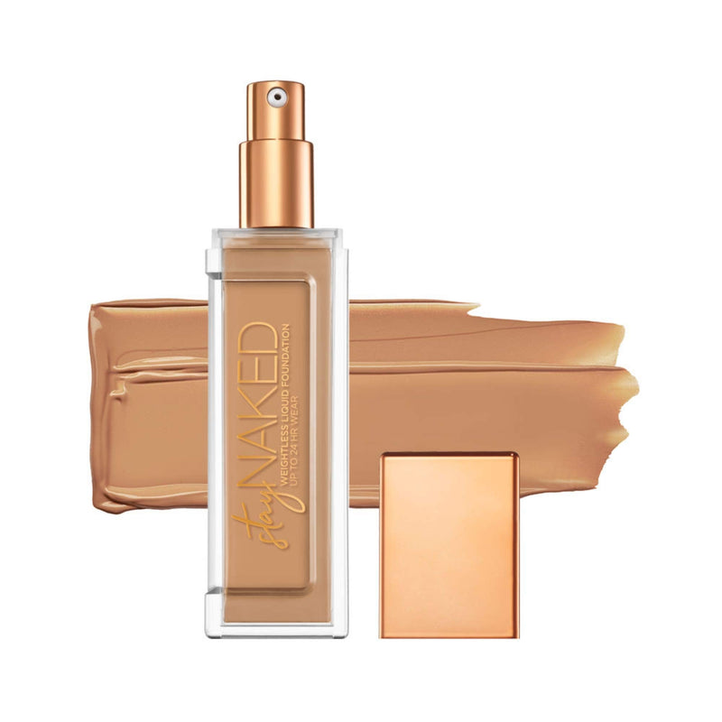 Urban Decay Stay Naked Weightless Liquid Foundation, 40WO - Buildable Coverage with No Caking - Matte Finish Lasts Up To 24 Hours - Waterproof & Sweatproof - 1.0 oz URBAN DECAY