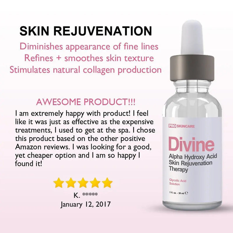 Glycolic Acid 40% (Professional Chemical Peel) Pro Strength Alpha Hydroxy Acid Skin Peel - Intense Anti-Aging Treatment For Wrinkles, Fine Lines, Brown Spots, and Acne Scarring - Beauty Coquette