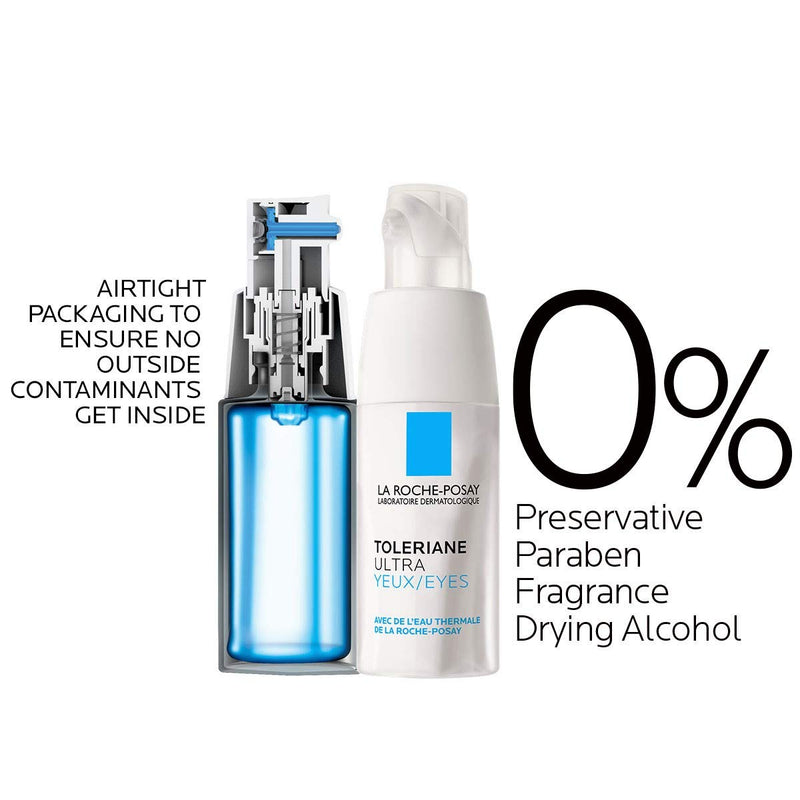 La Roche-Posay Toleriane Ultra Eye Cream Soothing Repair Moisturizer, Soothes and Comforts Sensitive Skin, Allergy Tested, Fragrance Free, Alcohol Free La Roche-Posay