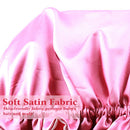 Sent Hair Kids Satin Bonnet Sleeping Cap Adjustable Sleep Bonnet with Drawstring Reversible Night Caps for Kids Child Baby Toddler Sleep Cap Double Layer (Light Pink/Pink) sent hair