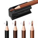4-in-1 Plastic Duckbill-Shape Eyebrow Pencil Shaper - Eye Makeup Shaping Tool for Waterproof Peel Off Brow Pencils - Compact Cosmetic Shaper for Beginners & Professional Stylia