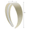 Champagne 2 Inch Wide Satin Hard Headband with No Teeth Head band for Women and Girls (Motique Accessories) Motique Accessories