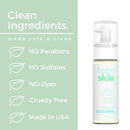 Teen Skin Gentle Foaming Face Wash by Natural Outcome Skin Care - Boys & Girls Facial Cleanser Lotion for Teens, Preteens & Kids to Prevent Acne, Sulfate Free 6 oz natural outcome