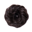 Messy Bun Hair Piece Scrunchy Updo Hair Pieces for Women Fluffy Wavy Hair Bun Scrunchies Donut Hairpiece Synthetic Chignons With Elastic Rubber Band Medium Brown-Thicker 1 pc Benehair