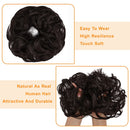 Messy Bun Hair Piece for Women Thick Updo Scrunchies Hair Extension Ponytail Hair Accessories Dark Brown OMGREAT