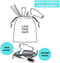 Hair Dryer Bag - Storage Organizer for Styling Tools - with Internal Compartment and Drawstring (15" x 12") - Ideal for Use at Home, Traveling, Guest Rooms, Airbnb's and Hotels EMIKO Store