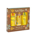 The Naked Bee Restoration Foot Balm, 2 Ounce, Orange Blossom Honey + Orange Blossom Honey Hand and Body Lotion, 6.7oz + Honey Bee Hand & Body Lotion, Lip Balm, and Hand Sanitizer 3 Piece Kit The Naked Bee