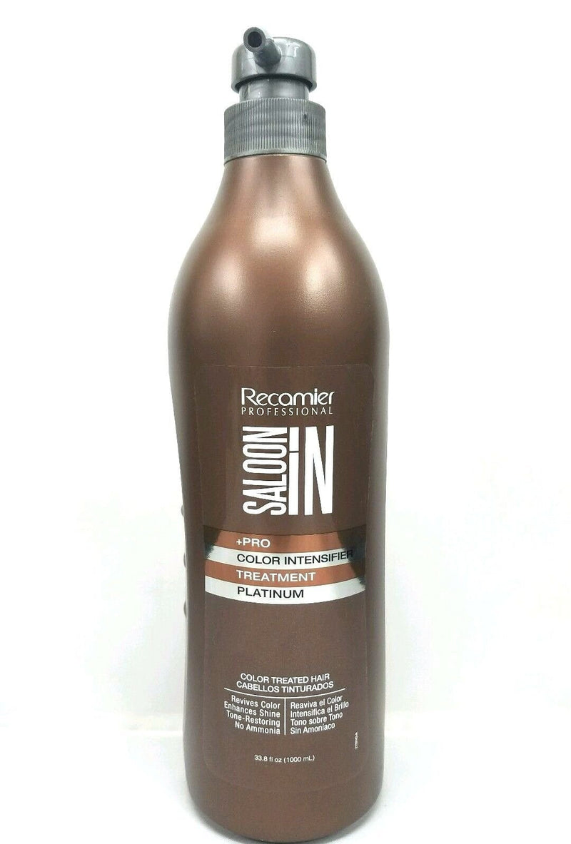 SalonIn Recamier Platinum Color Intensifier Treatment Mask | Tratamiento Saloon In 33.8 Ounces 1000 Mililiter Unknown