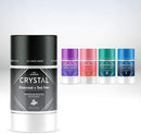Crystal Magnesium Solid Stick Natural Deodorant, Non-Irritating Aluminum Free Deodorant for Men or Women, Safely and Effectively Fights Odor, Baking Soda Free, Charcoal & Tea Tree, 2.5 oz CRYSTAL Deodorant