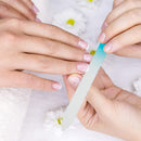 3 Pack Glass Nail File, EAONE Nail Files for Natural Nails, Fingernail files with Case, Double Sided Etched Filing Surface Finger Nail Files, Professional Manicure Nail Care Tool for Women and Girls EAONE