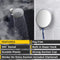HoneyBull Shower Mirror Fogless for Shaving - with Suction, Razor Holder for Shower & Swivel, Mirrors, Shower Accessories, Bathroom Mirror, Bathroom Accessories, Holds Razors for Men (Chrome) HONEYBULL