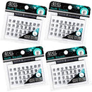 Ardell False Eyelashes Soft Touch Trios Individuals Long Black 4 Pack Ardell