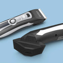 xtava Pro Cordless Hair Clippers and Beard Trimmer - 4.5 Hour Long Life Battery, LCD Display, Titanium and Ceramic Blades - Includes Length Guide Combs, Storage Bag, and Charging Adapter xtava Store