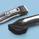 xtava Pro Cordless Hair Clippers and Beard Trimmer - 4.5 Hour Long Life Battery, LCD Display, Titanium and Ceramic Blades - Includes Length Guide Combs, Storage Bag, and Charging Adapter xtava