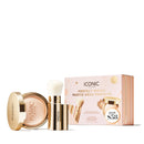 ICONIC LONDON Makeup Set for Natural Glow and Radiant Highlight, Perfect for Stocking Stuffers, Travel-Friendly, Cruelty-Free, Vegan Makeup Infinity Warehouse