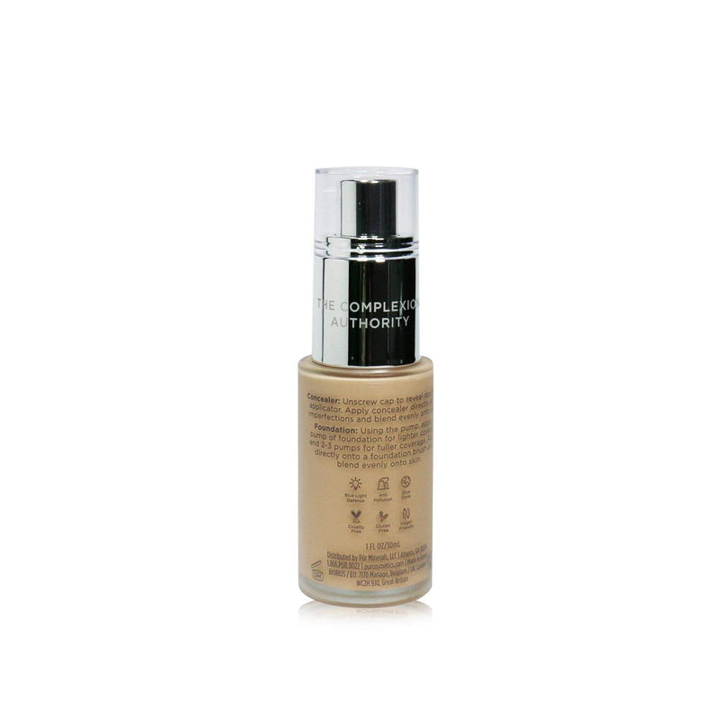 PÜR 4-in-1 Love Your Selfie Longwear Foundation & Concealer, MP1, 1.2 Fl Oz PÜR MINERALS