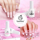 Beetles Clear Dip Powder Kit Base-Top Coat, Activator, and Brush Savor Dipping Powders Essentials Kit (Steps 1-4), 0.5oz/Bot Dipping-Powder Acrylic Nail Manicure Pedicure beetles Gel Polish