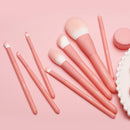 Makeup Brush Set, 8pcs Makeup Brushes Premium Synthetic for Powder Contour Brush Concealer Mineral Blush Eyeliner Precise Makeup Brush Kit, Pink TEXAMO Store