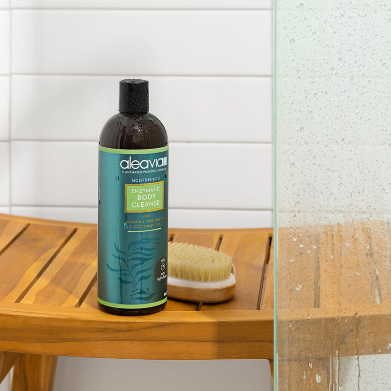 Aleavia Body Cleanse – Organic & All-Natural Prebiotic Body Wash – Fragrance-free and Sulfate-Free Enzymatic Body Cleanser – 16 Oz. Infinity Warehouse
