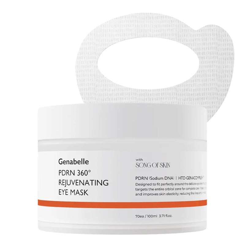 Genabelle PDRN 360° Rejuvenating Eye Mask – Full Eye Area Care for Hydration, Firming & Elasticity with PDRN & Peptides – Targets Dark Circles, Puffiness & Fine Lines – 3.38 fl oz. Infinity Warehouse