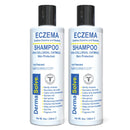 Dermasolve Eczema Relief Shampoo - Flare Control Scalp & Dandruff Free Therapy That Protects, Moisturizes, and Repairs Skin for Kids & Adults - Steroid Free (2-Pack) Infinity Warehouse