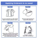 Large Underarm Sweat Pads for Women and Men Fight Hyperhidrosis [100 Pack], CANAGROW Armpit Sweat Pads Comfortable Unflavored, Non Visible, Extra Adhesive, Disposable, Sweat Free Armpit Protection CANAGROW