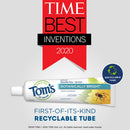 Tom's of Maine Natural Fluoride-Free SLS-Free Botanically Bright Toothpaste, Peppermint, 4.7 oz. 3-Pack (Packaging May Vary) Tom's of Maine