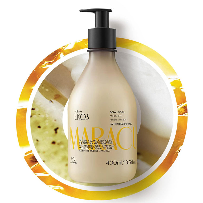 natura - Ekos Açaí Revitalizing Body Lotion Refill - Vegan Skin Care - 24 Hours of Soft Skin - Improves Skin Elasticity - Acai Oil - Brazilian Beauty Secrets - Body Care - 13.5 fl oz (400ml) Infinity Warehouse