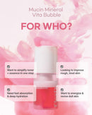 Mucin Mineral Vita Bubble First Essence Duo with Micro-Bubble Formula and 2-in-1 Toner Serum, Korean Beauty for Glass Skincare, 60 ml x 2 – Hydrating Firming Cream, Best Glow Up Essentials Infinity Warehouse