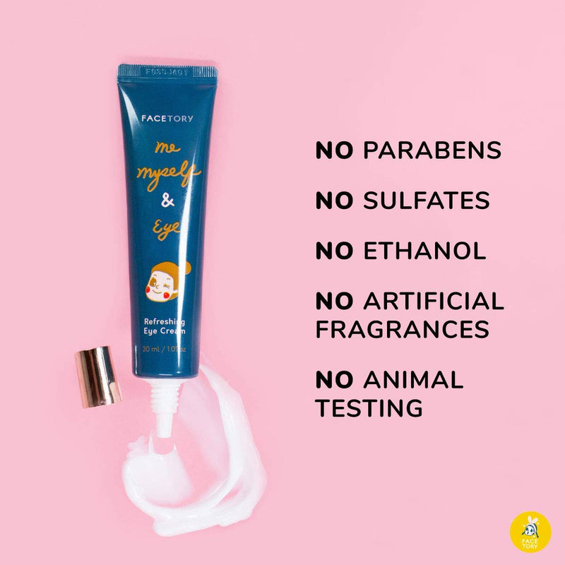 FaceTory Me, Myself & Eye Refreshing Eye Cream | 30ml/1.01oz Moisturizing and Calming Eye Cream with Rice Water and Bifida Lysate Ferment FACETORY Store