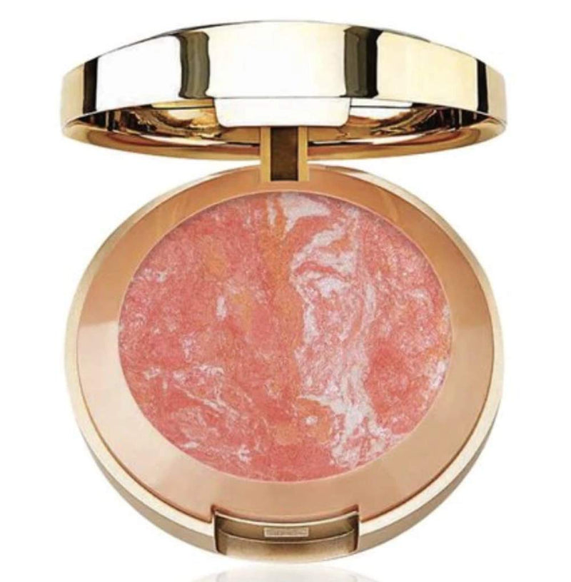Milani Baked Blush - Corallina (0.12 Ounce) Cruelty-Free Powder Blush - Shape, Contour & Highlight Face for a Shimmery or Matte Finish Milani