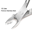 Ejiubas Cuticle Pusher Cuticle Nipper Stainless Steel Cuticle Trimmer Cuticle Remover Tool Set for Fingernails and Toenails Pedicure Manicure Tools Silver Ejiubas