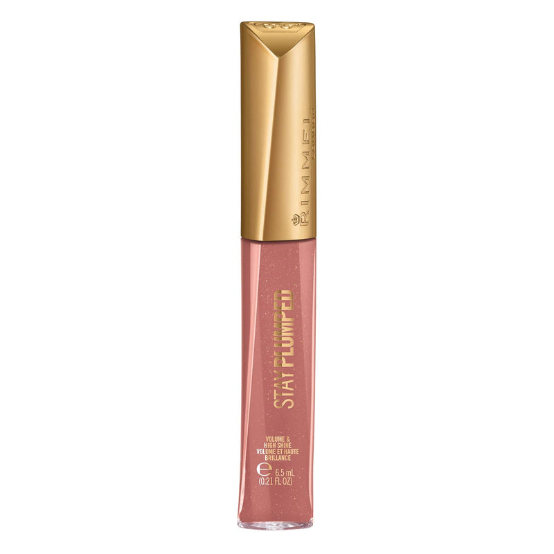 Rimmel Stay Plumped Lip Gloss, 758 Rosie Posie, Pack of 1 Rimmel