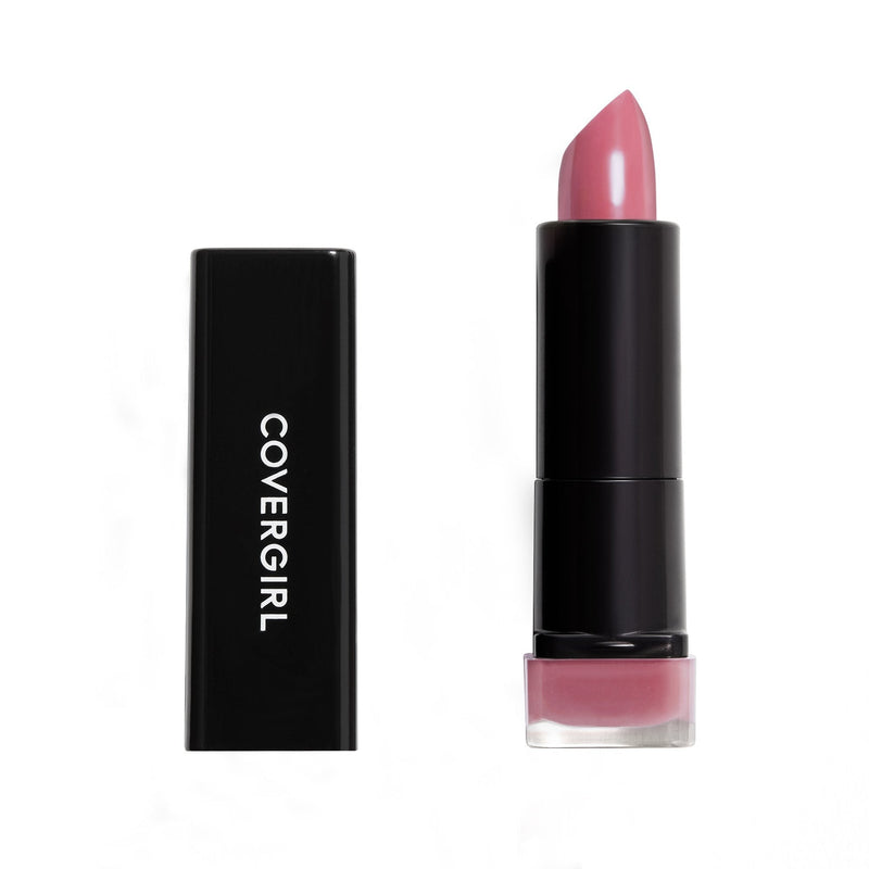 COVERGIRL Exhibitionist Lipstick Cream, Delight Blush 415, Lipstick Tube 0.123 OZ (3.5 g) COVERGIRL